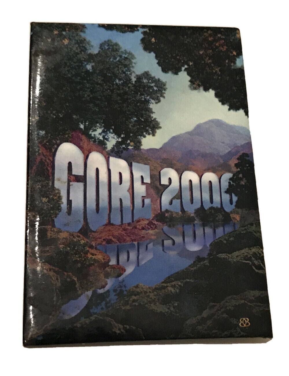 Gore 2000 Bold Concepts 3" x 2"‎ Vertical Pin Back Mountain Landscape